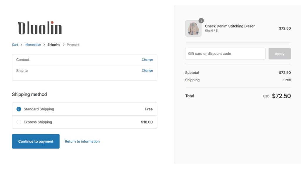 oluolin-shipping-setting