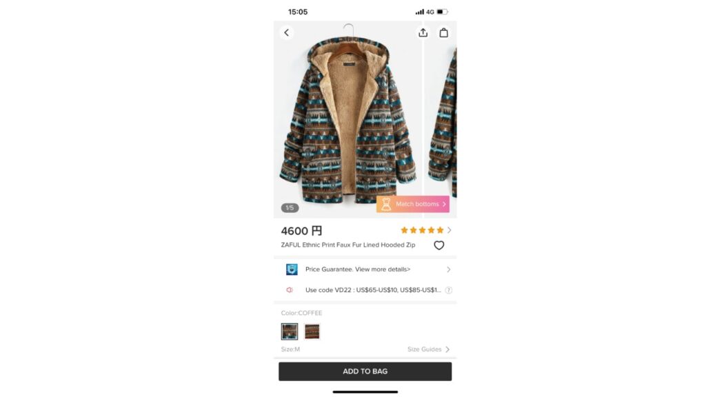 zaful-add-to-bag