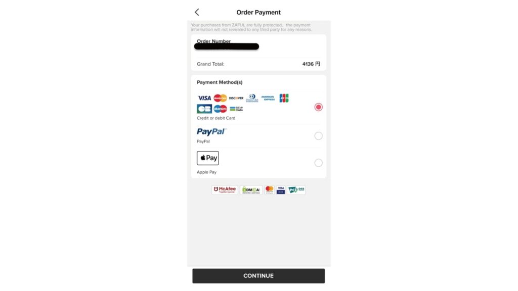 zaful-order-payment