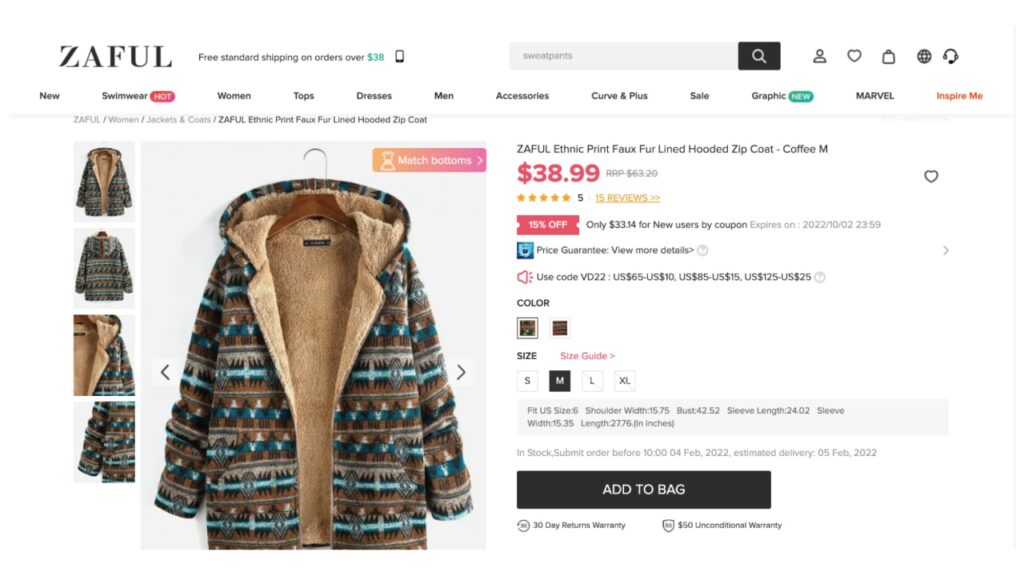 zaful-parker-show